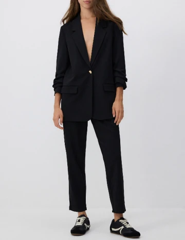 Sacou Reserved, negru Negru