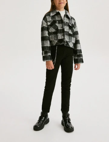 Pantaloni Reserved, negru