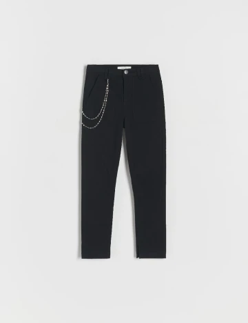Pantaloni Reserved, negru