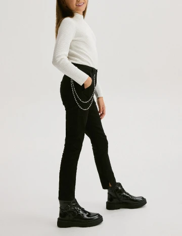 Pantaloni Reserved, negru