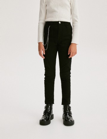 Pantaloni Reserved, negru