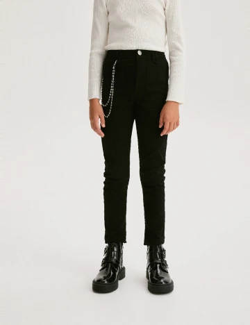 Pantaloni Reserved, negru