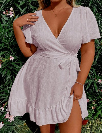 
						Rochie scurta SHEIN CURVE, lila
