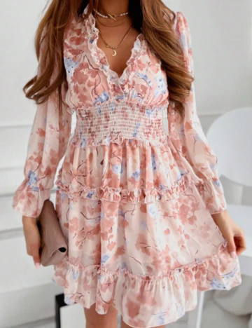 Rochie scurta SHEIN, roz