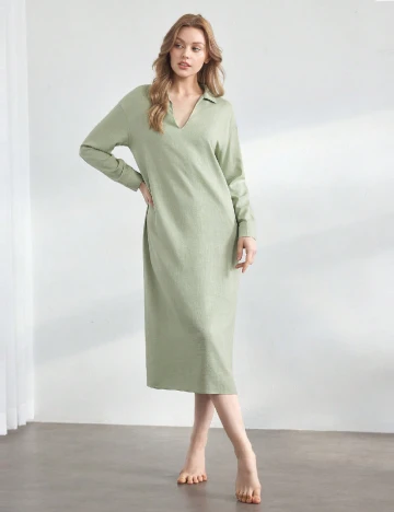 Rochie medie SHEIN, verde
