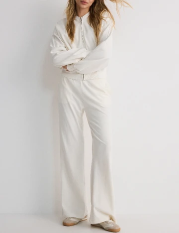 Pantaloni Reserved, crem