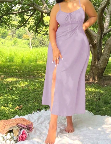 Rochie medie SHEIN CURVE, mov