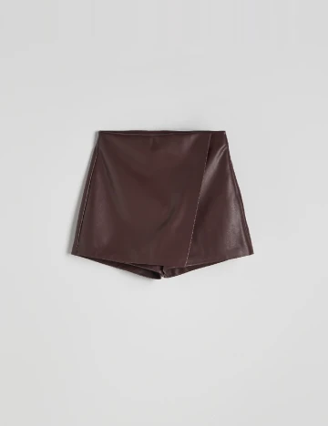 Fusta pantalon Reserved, maro