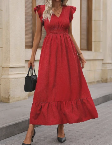 Rochie lunga SHEIN, rosu