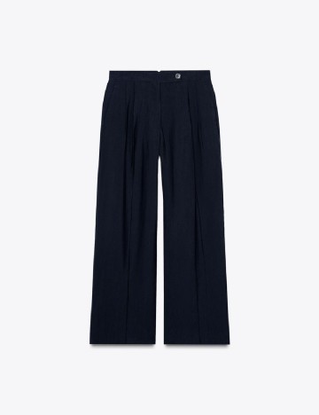 Pantaloni Zara, bleumarin inchis