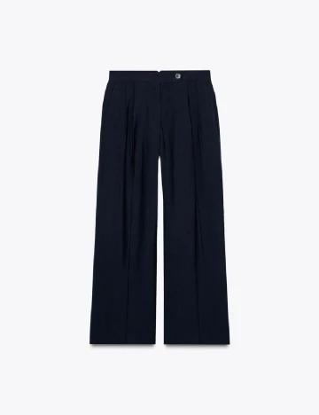 Pantaloni Zara, bleumarin inchis Albastru