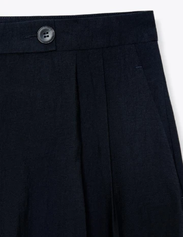 Pantaloni Zara, bleumarin inchis Albastru