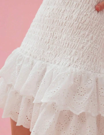 Rochie scurta SHEIN, alb