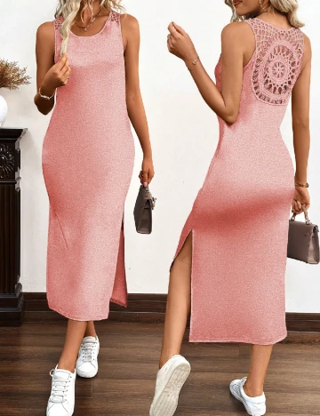 Rochie medie SHEIN, roz