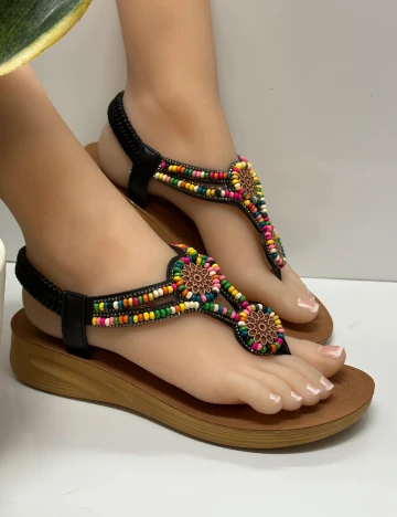 Sandale SHEIN, negru Negru