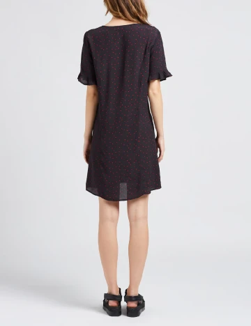 Rochie scurta Pieces, negru Negru