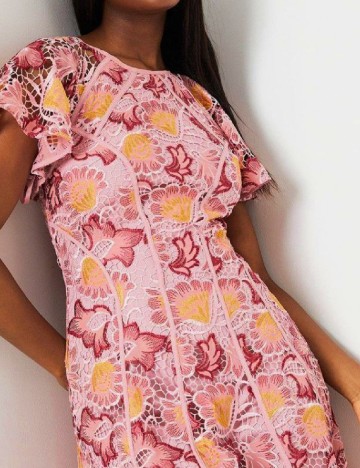Rochie medie Coast, roz