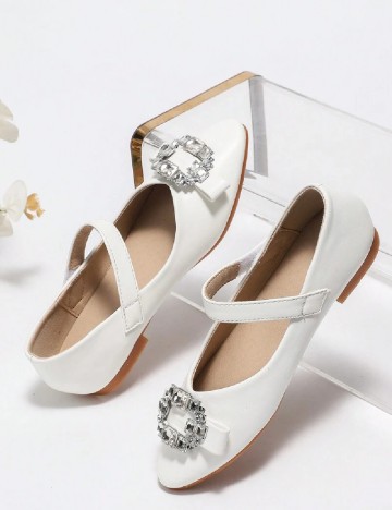 Pantofi Shein Kids, alb