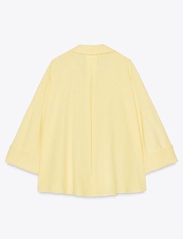 Camasa Oversize Zara, galben