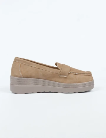 Mocasini SHEIN, maro Maro