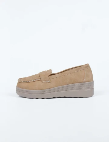 Mocasini SHEIN, maro Maro