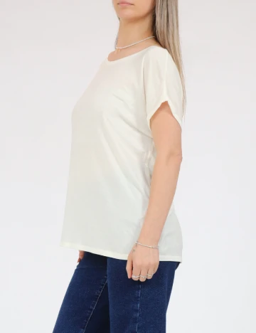 Tricou Vero Moda, ecru Alb