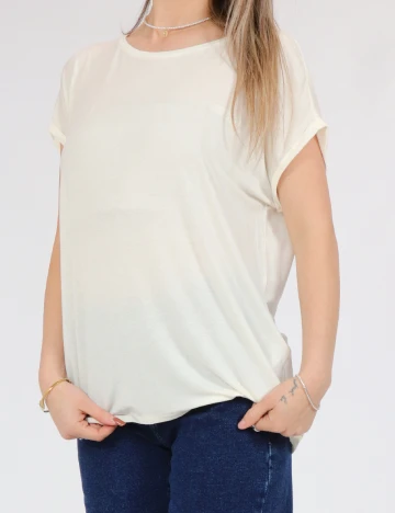 Tricou Vero Moda, ecru Alb