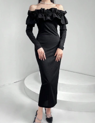 Rochie lunga SHEIN, negru