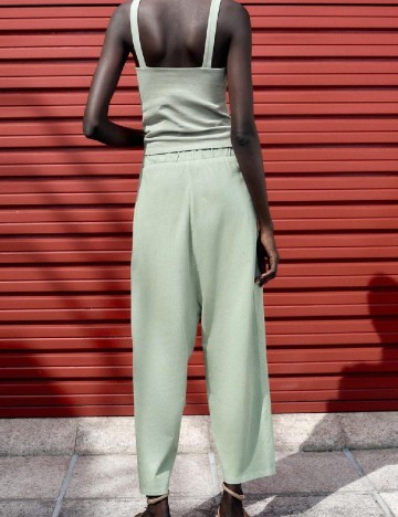 Pantaloni Zara, verde