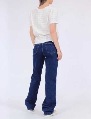 Tricou Pieces, alb