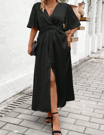 Rochie lunga SHEIN CURVE, negru