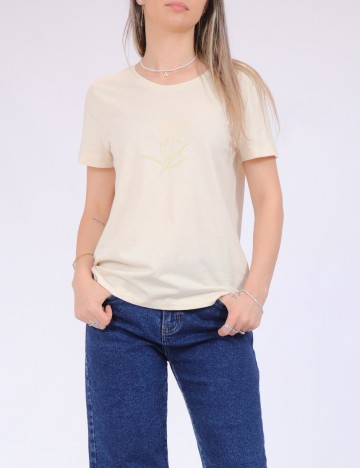 
						Tricou Vero Moda, crem