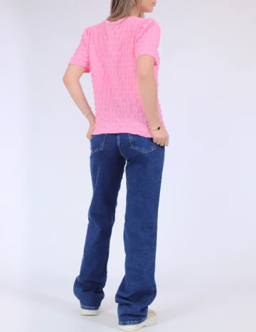 Tricou Pieces, roz