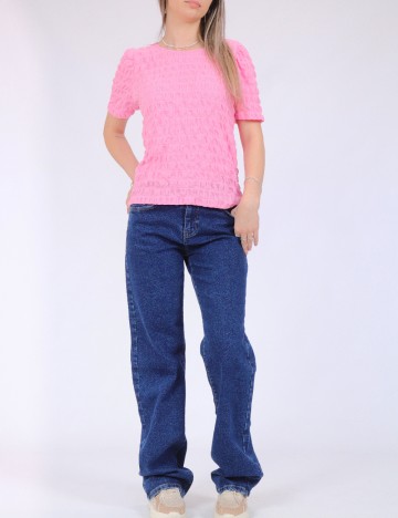 Tricou Pieces, roz