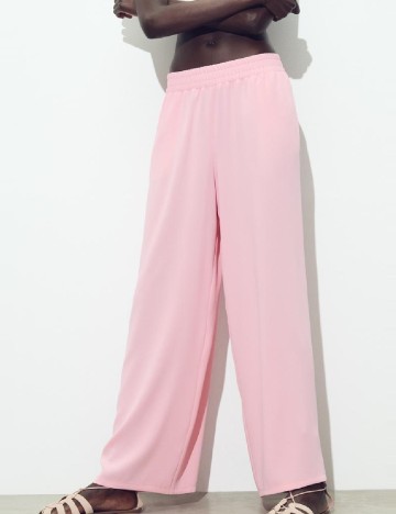 
						Pantaloni Zara, roz