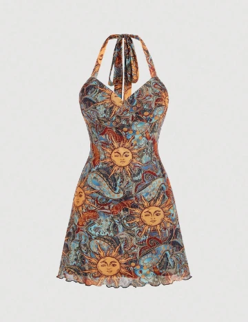 Rochie scurta SHEIN, mix culori