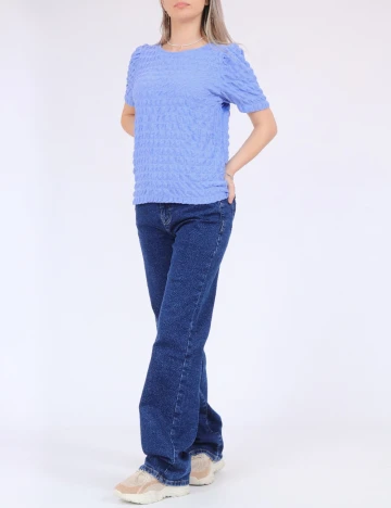 Tricou Pieces, albastru