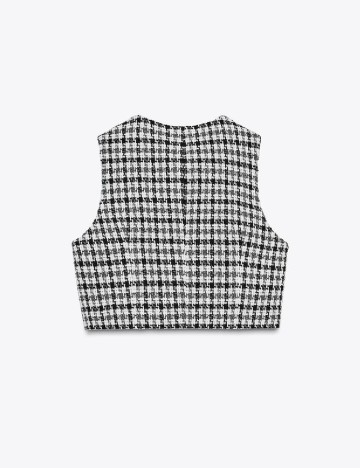 Vesta Zara, alb/negru