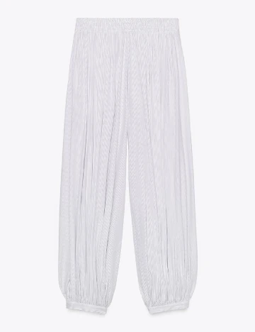 Pantaloni Zara, alb