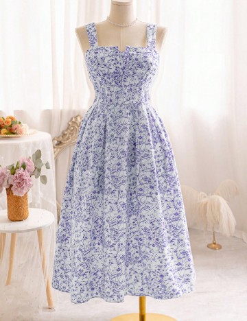 
						Rochie medie SHEIN CURVE, floral print