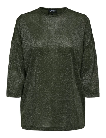 Bluza Only, verde inchis
