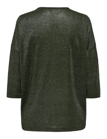 Bluza Only, verde inchis