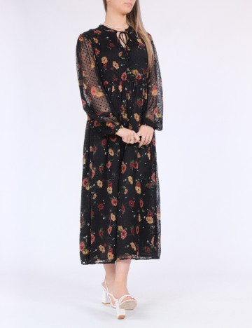 Rochie lunga Only, negru