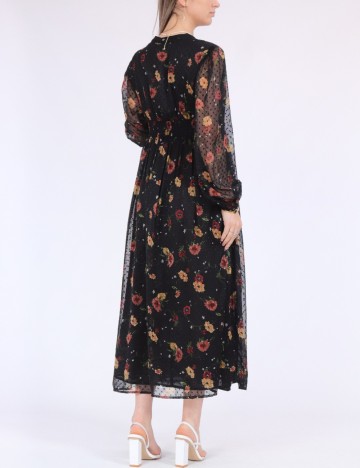 Rochie lunga Only, negru