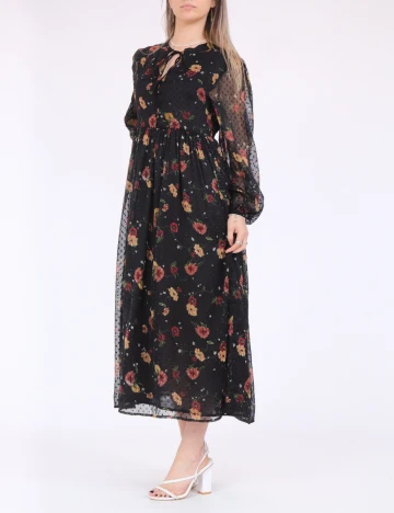 Rochie lunga Only, negru