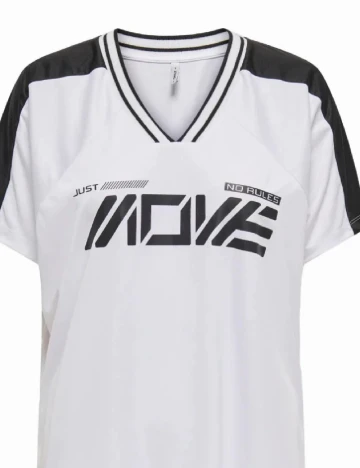 Tricou Only, alb