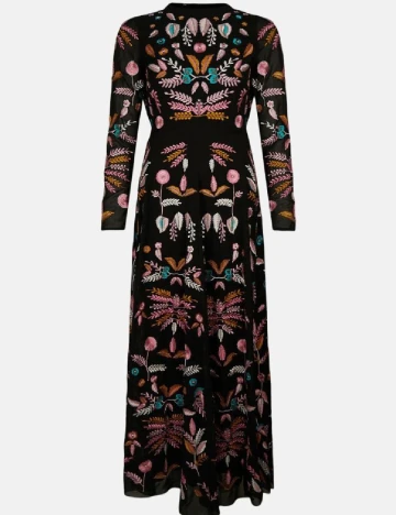 Rochie lunga Coast, negru