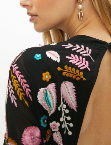 Rochie lunga Coast, negru