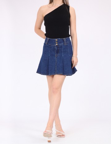 Fusta Vero Moda, albastru
