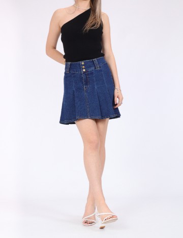 Fusta Vero Moda, albastru